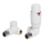 Radiator Valves TRV Round | Corner | White