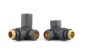 Radiator Valves Man. Round | Corner | Anthracite