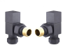 Radiator Valves Man. Square | Angled | Anthracite