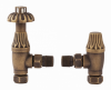 Radiator Valves TRV Westminster | Antique Brass