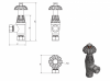 Radiator Valves TRV Westminster | Pewter