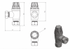 Radiator Valves TRV Westminster | Pewter