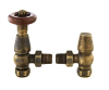 Radiator Valves TRV Chelsea | Antique Brass