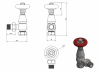 Radiator Valves TRV Chelsea | Pewter