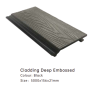 iCladd Cladding Depp Embossed Black 5000 x 156 x 21mm