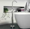 iCladd Freestanding Round Chrome Bath Shower Mixer