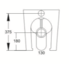 KDK Btw Round Pan - Rimless Flush