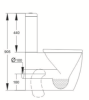 KDK Close Coupled Comfort Height Toilet