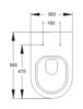 KDK Btw D Shape Pan Comfort Height & Rimless Flush