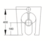 KDK Btw D Shape Pan Comfort Height & Rimless Flush