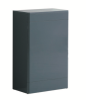 KDK 550mm Curved Wc Unit 100% Waterproof Pvc Dark Grey