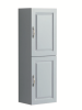 KDK 400mm Traditional Design Tall Unit 100% Waterproof Pvc Matt Grey