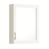 KDK 600mm Traditional Design Mirror Cabinet 100% Waterproof Pvc Creamy White