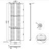 Senator Florence Designer Steel Radiator Single