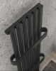 Senator Nirvana Designer Steel Towel Radiator 1600mm X 500mm Black