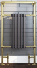 Oxford White, Anthracite Grey, Black With Brushed Brass Frame Traditional Designer Towel Radiator