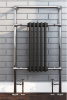 Oxford White, anthracite Grey, Black With Chrome Frame Designer Towel Radiator