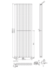 Senator Nirvana Vertical Oval Panel Single Radiator