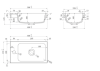 HALITE 400mm One Door Cloakroom Vanity & Basin