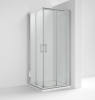 Pacific 900mm Corner Entry Enclosure Package With Tray & Waste