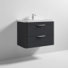 Parade 800mm Satin Anthracite Wall Hung Cabinet & Basin