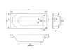 Barmby 1700mm x 700mm Single Ended Bath & Leg Set