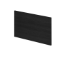 Charcoal Black 700mm Square Shower Bath End Panel