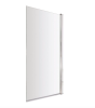 Square Edge Chrome Bath Screen 800mm x 1400mm x 6mm