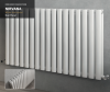 Senator Nirvana White Horizontal Oval Panel Single Radiator