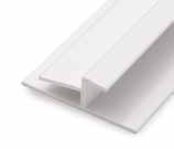 Guardian Floor/ Wall Joint Trim White 4/10mm 2.5Mtr