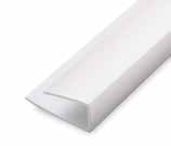 Guardian 1 Part Edge Trim White (7/8mm) X 2.7M